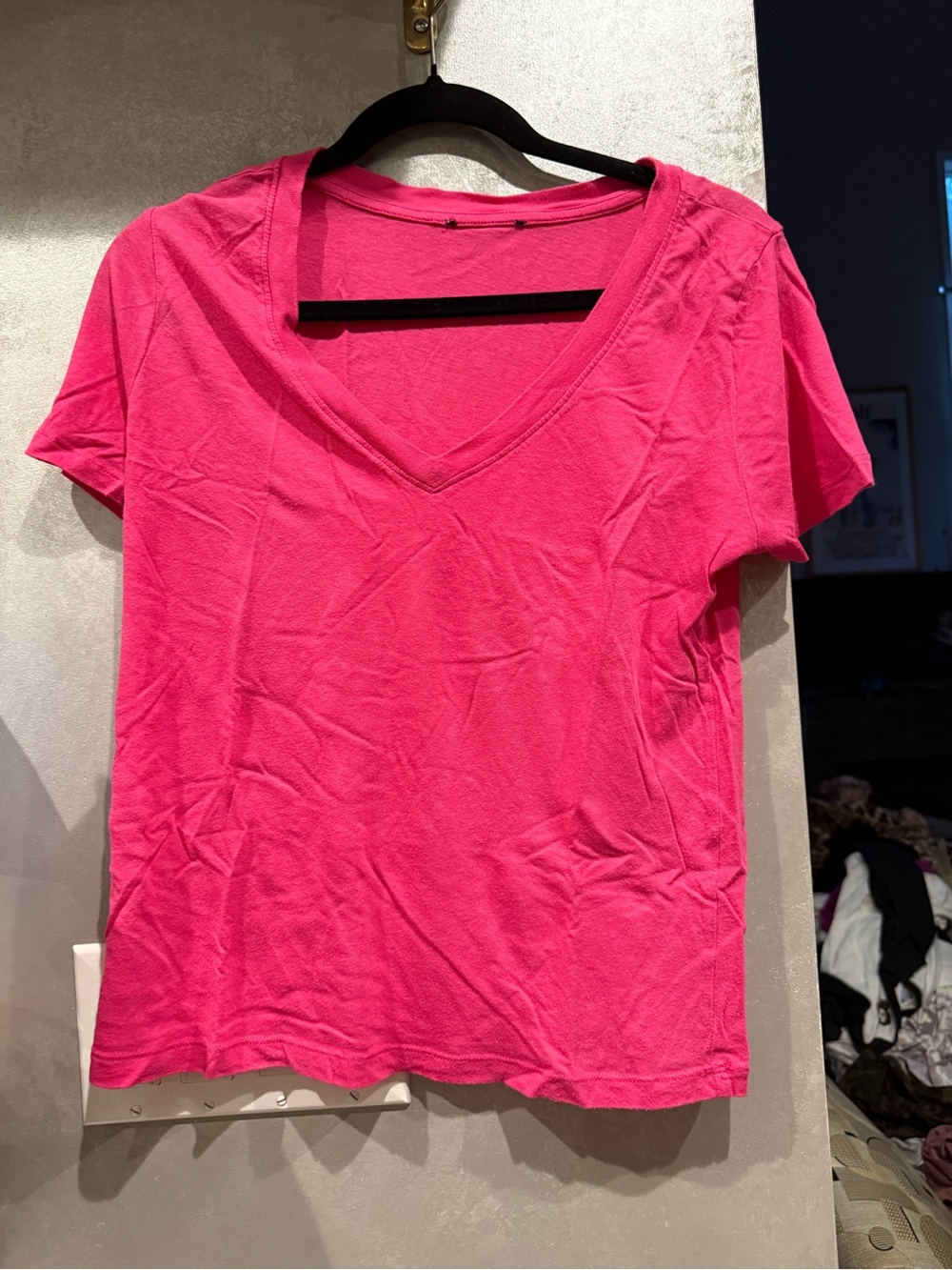 Source Unknown Women's Short-Sleeve Crew Neck Tee - Hot Pink